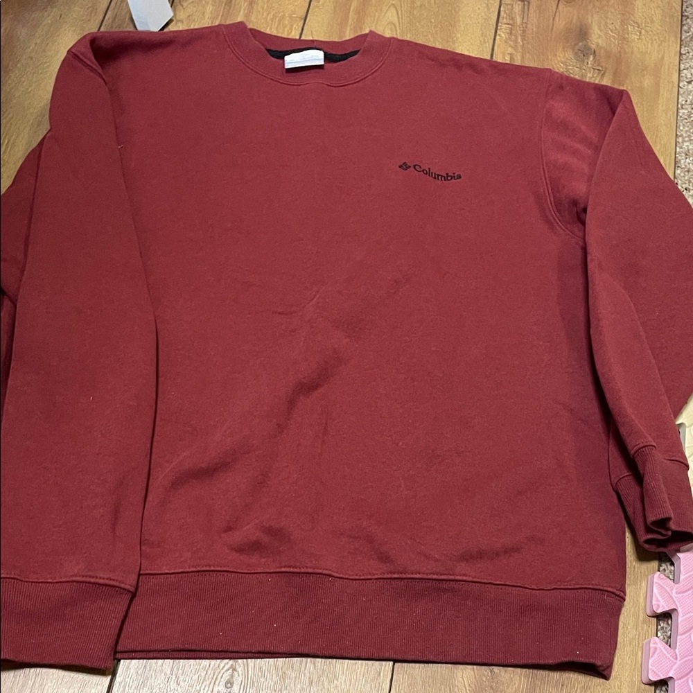 Columbia Men's Burgundy Crewneck Sweater